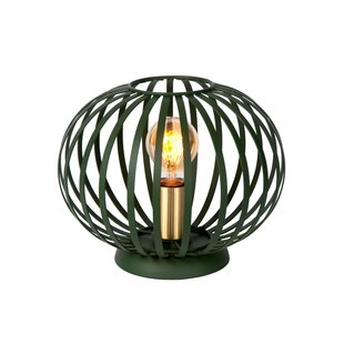 Lampe de table verte atmosphérique et vintage 25,5 cm Ø E27