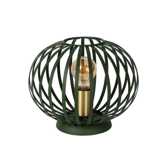 Atmospheric and vintage green table lamp 25.5 cm Ø E27