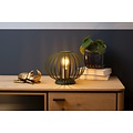 Lampe de table verte atmosphérique et vintage 25,5 cm Ø E27