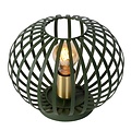 Atmospheric and vintage green table lamp 25.5 cm Ø E27