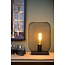 Lámpara de mesa vintage ovalada negra E27