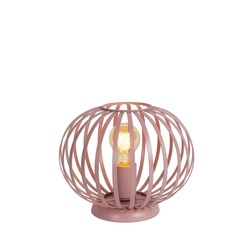 Moderne und hippe rosa Tischlampe 25,5 cm E27