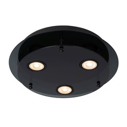Modern and simple black ceiling lamp 30 cm GU10