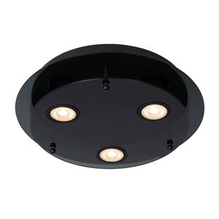 Modern and simple black ceiling lamp 30 cm GU10