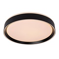 Elegant zwarte, sfeervolle en moderne plafondlamp 40 cm LED DIM 24W 2700K 3 StepDim