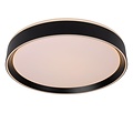 Elegant zwarte, sfeervolle en moderne plafondlamp 40 cm LED DIM 24W 2700K 3 StepDim