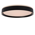 Elegant zwarte, sfeervolle en moderne plafondlamp 40 cm LED DIM 24W 2700K 3 StepDim