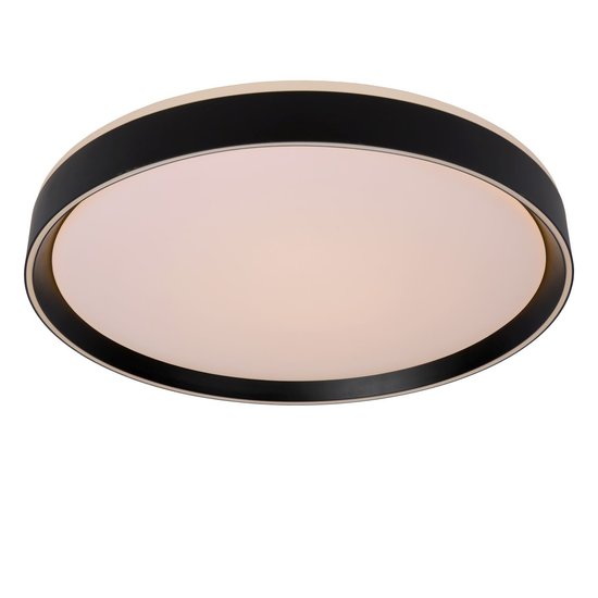 Elegant, sfeervol en modern zwarte plafondlamp 50 cm LED DIM 36W 2700K 3 StepDim