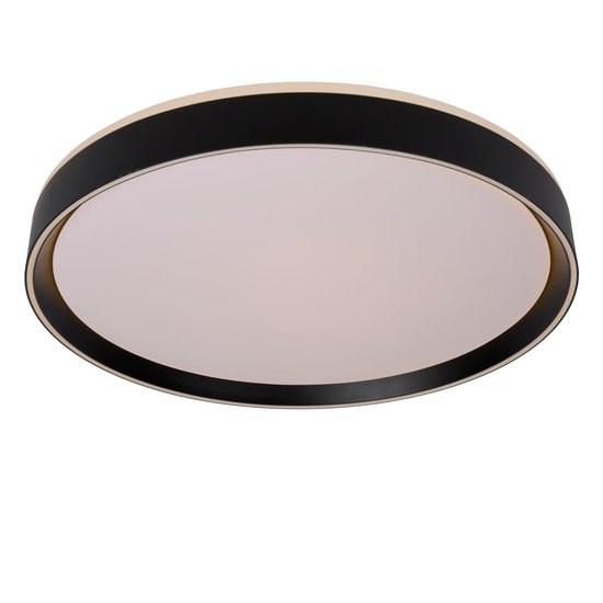 Elegant, sfeervol en modern zwarte plafondlamp 50 cm LED DIM 36W 2700K 3 StepDim