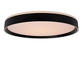 Elegant, sfeervol en modern zwarte plafondlamp 50 cm LED DIM 36W 2700K 3 StepDim