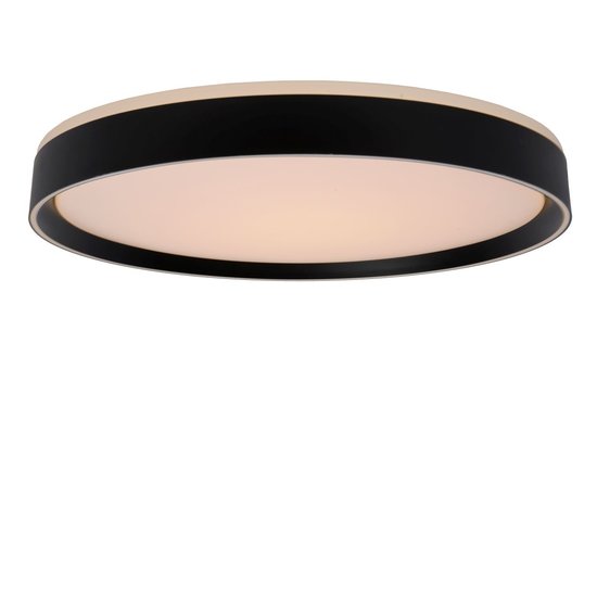 Elegant, sfeervol en modern zwarte plafondlamp 50 cm LED DIM 36W 2700K 3 StepDim