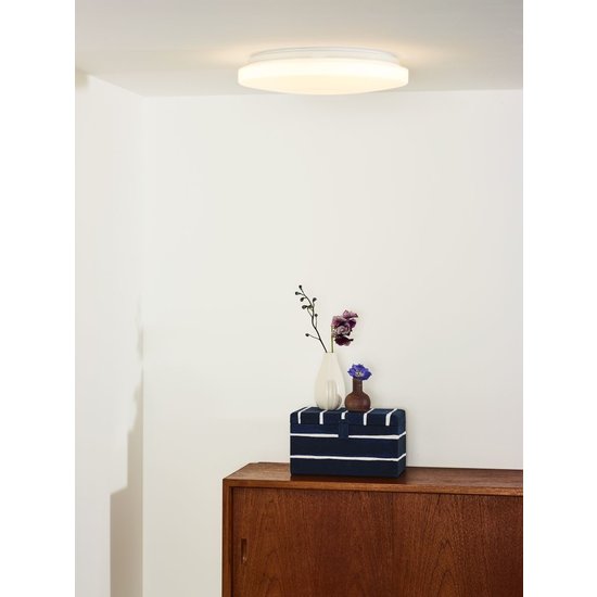 Knappe ronde opaal plafondlamp 34 cm 24W 3000K