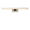 Aplique contemporáneo rectangular LED 8W 3000K IP44 cromo mate