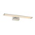 Aplique de pared moderno rectangular cromo mate LED 11W 3000K IP44