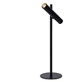 Modern cylindrical black 6W table lamp 13 cm DIM 3000K