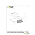 Functioneel, knap en originele plafondspot E14 zwart
