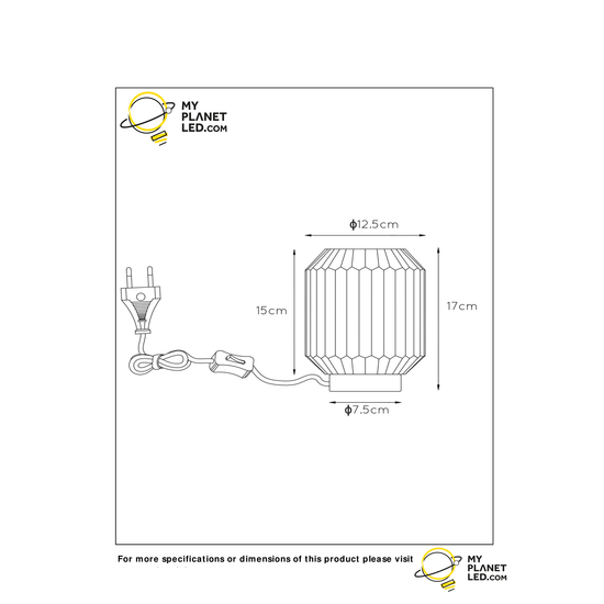 Rosa nostalgische und stilvolle Tischlampe 13 cm E14