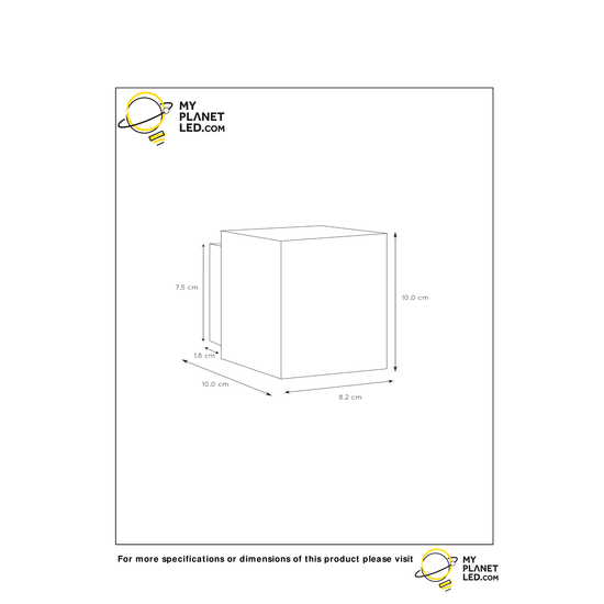 Einzigartige schwarze Wandleuchte G9 in modernem Design