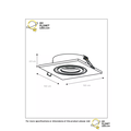 Matt chrome modern practical recessed spot GU10