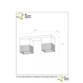 Black cube-shaped fun ceiling lamp E27