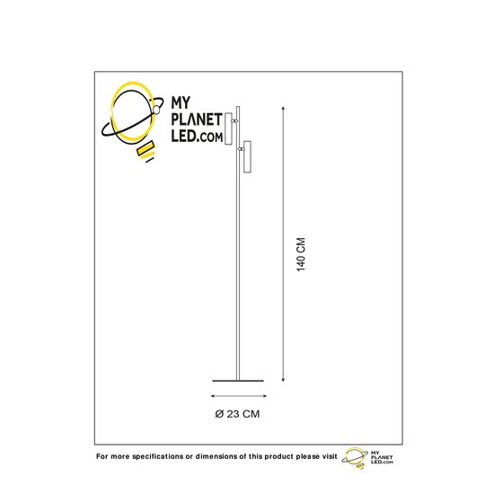 Lampe de lecture directionnelle noire à 2 cylindres de 4,5W 3000K chacun