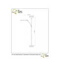 Sleek and versatile matt gold/brass reading lamp 25.4 cm LED DIM 3000K