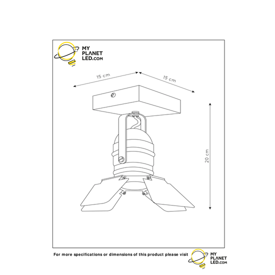 Spot de plafond inclinable et cool rose hanche GU10
