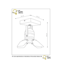 Cool tiltable hip ceiling spot GU10 blue