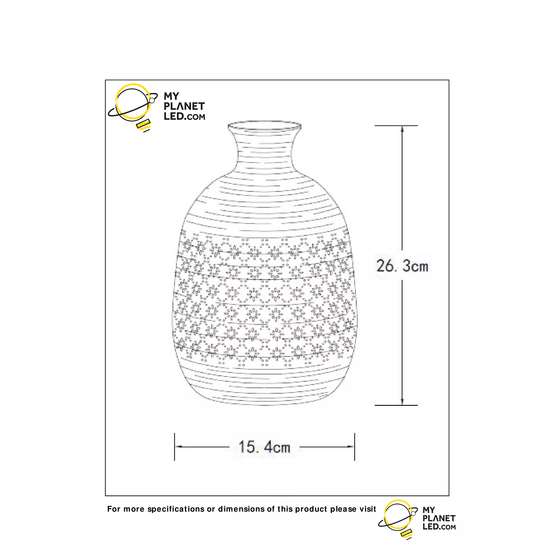 Wit authentieke retro look tafellamp 15,4 cm E14