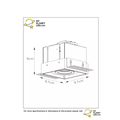 Functioneel zwarte inbouwspot met industriele look  GU10 50W