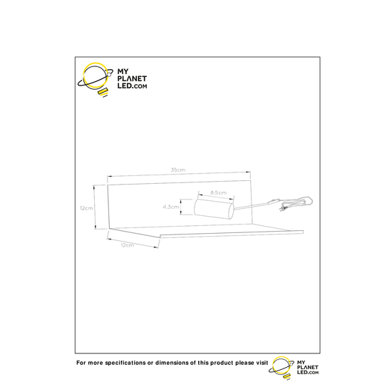 Belle lampe de chevet noire minimaliste E27