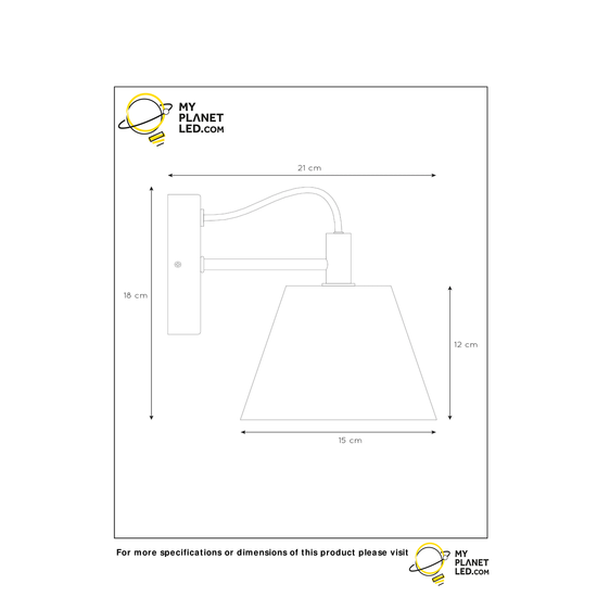 Zeitgenössische skandinavische Betonwandlampe E14