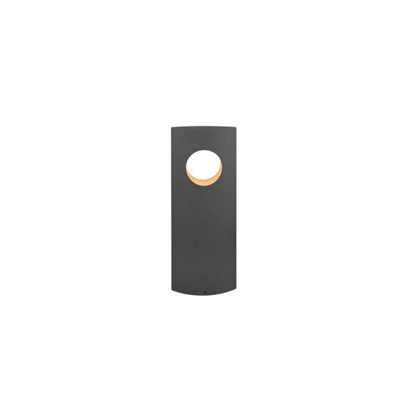 Katun mât de jardin LED 1x5W 3000K blanc chaud, 500 lumens, aluminium moulé, anthracite, IP54, 50 cm