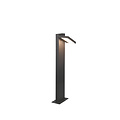 Horton Gartenwegleuchte LED 8W, 3000K warmweiß, 1000 Lumen, schwenkbar, IP54, Aluminiumguss, anthrazit, Höhe 50 cm