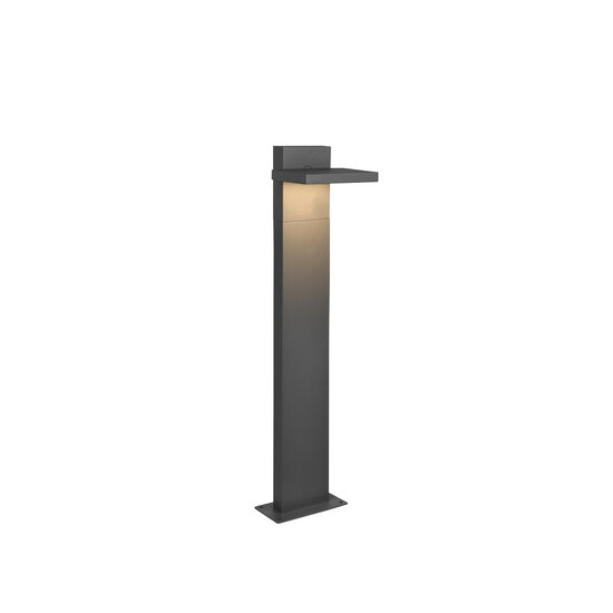 Horton garden path light LED 8W, 3000K warm white, 1000 lumen, tiltable, IP54, cast aluminum, anthracite, 50 cm height