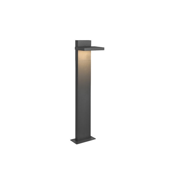 Trio Lighting Horton éclairage d'allée LED 8W, 3000K blanc chaud, 1000 lumens, orientable, IP54, aluminium moulé, anthracite, hauteur 50 cm