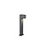 Mât de jardin extérieur semi-circulaire 1xGU10 max 20W anthracite