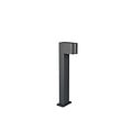 Roya buitentuinpaal halfrond met 1xGU10 fitting (lamp niet inbegrepen), gegoten aluminium, antraciet, IP44, hoogte 50 cm