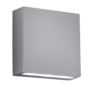 Sober medium titanium outdoor wall lamp LED 2x3W 3000K