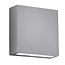 Thames aplique de exterior, aluminio fundido en titanio, LED 2x3W (180 lúmenes, 3000K), IP54, no regulable