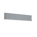 Aplique de exterior Thames LED, aluminio fundido titanio, 2x8W 3000K, 800 lúmenes, IP54, 46,5 x 9 x 4 cm