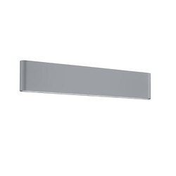 Applique d'extérieur longue sobre en titane LED 2x8W 3000K