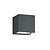 Adaja LED outdoor wall light cube 2x3W 3000K anthracite