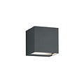 Trio Lighting Adaja LED Außenwandleuchte Würfel 2x3W 3000K Anthrazit, 8x8x8 cm, 240 Lumen, IP54, Aluminiumguss