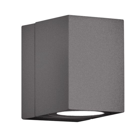 Tiber LED outdoor wall light, adjustable head, cast aluminum, IP54, 210 lumen, 3000K warm white, anthracite