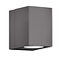 Tiber applique murale extérieure LED, tête orientable, aluminium moulé, IP54, 210 lumens, 3000K blanc chaud, anthracite