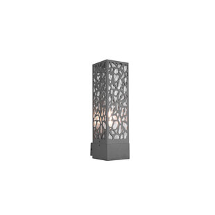 Stainless steel wall lamp 1xE27 40W anthracite