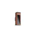 Canning applique d'extérieur en bois naturel, 1x GU10 max. 5W (non incluse), IP44, 10 x 30 x 12,5 cm