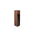 Outdoor patio lamp with GU10 real natural wood