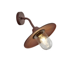 Brenta applique d'extérieur E27 rouille fonte d'aluminium IP44